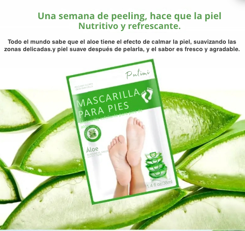 Exfoliante para pies, elimina callos e piel muerta. Reparación de grietas en el talón, calcetines para pedicura, cuidado de la piel del pie
