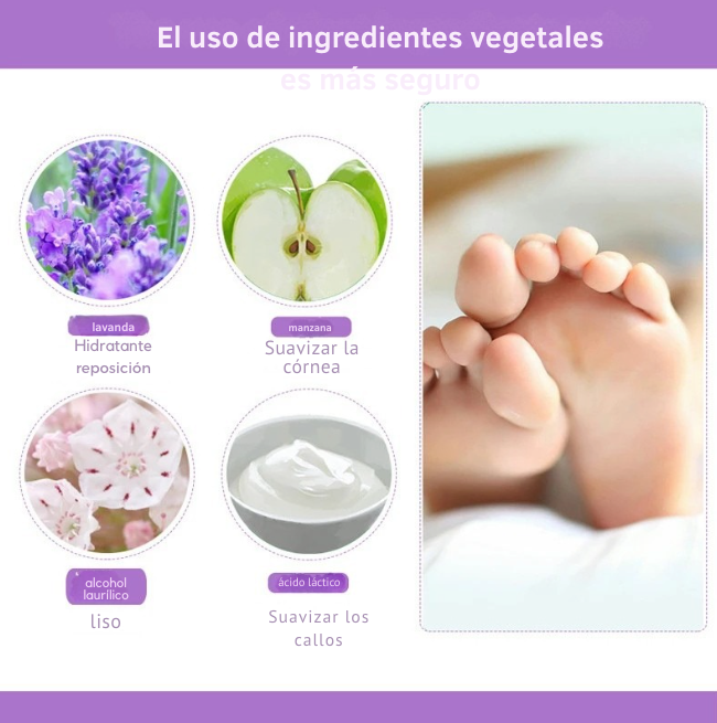 Exfoliante para pies, elimina callos e piel muerta. Reparación de grietas en el talón, calcetines para pedicura, cuidado de la piel del pie