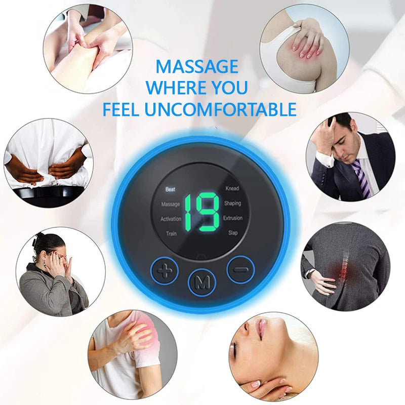 New Cervical Massage Device Mini Massager Micro Current Neck Portable Shoulder Massager to Relieve Fatigue