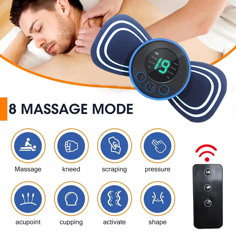 New Cervical Massage Device Mini Massager Micro Current Neck Portable Shoulder Massager to Relieve Fatigue