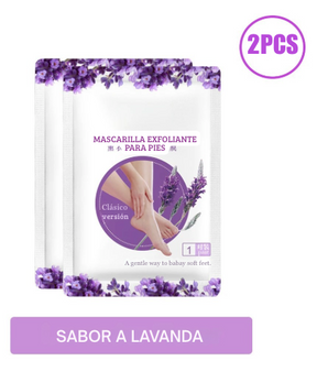 Exfoliante para pies, elimina callos e piel muerta. Reparación de grietas en el talón, calcetines para pedicura, cuidado de la piel del pie