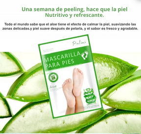 Exfoliante para pies, elimina callos e piel muerta. Reparación de grietas en el talón, calcetines para pedicura, cuidado de la piel del pie