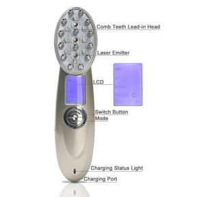 Masajeador láser RF para el crecimiento del cabello
